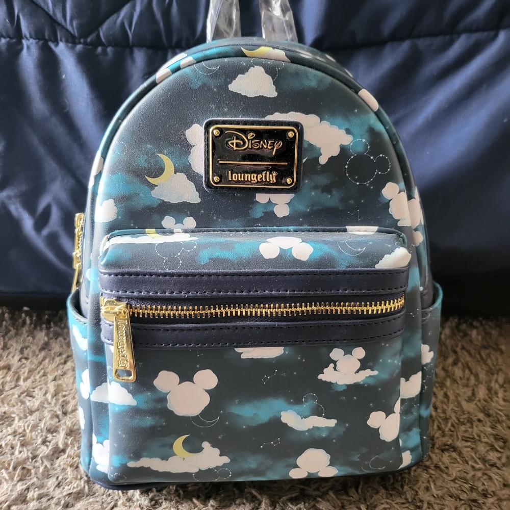 Loungefly Kids Backpack - Blue and White
